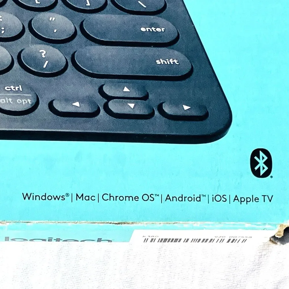 Logitech Bluetooth Keyboard K380 Multi-Device Wireless Easy Switch QWERTY
